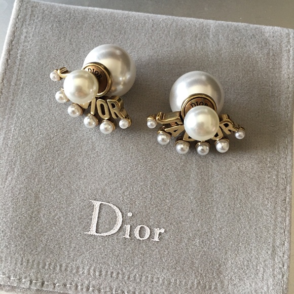 Dior J'aDior Earrings with Pearls - Picture 1 of 3